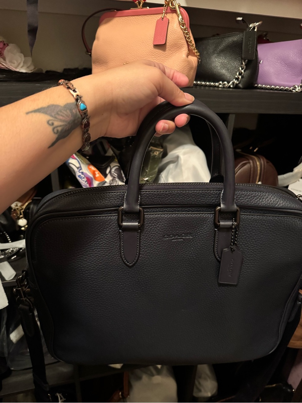 NWT Coach Gotham Brief Messenger Bag